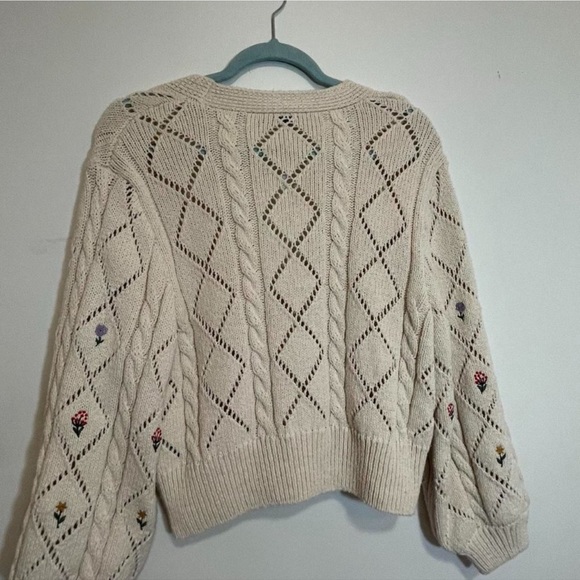 Zara Embroidered Knit Cardigan - Picture 3 of 7